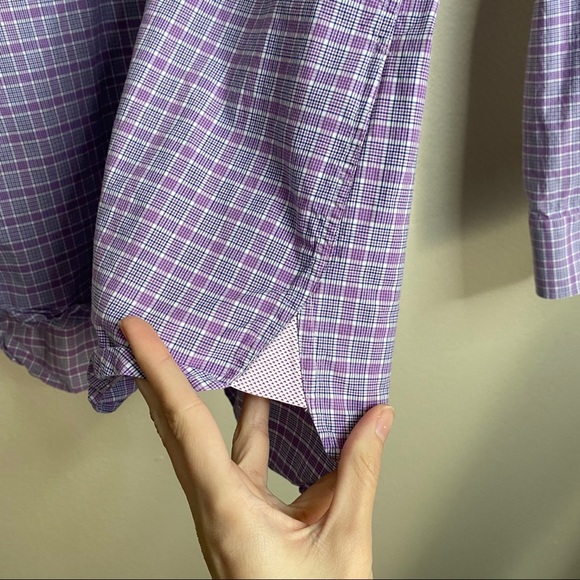 NO OFFERS TED BAKER Endurane microcheck button up shirt - Picture 9 of 11